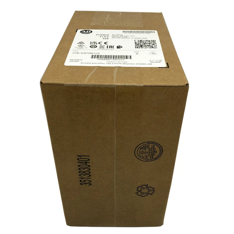 Allen-Bradley 25B-V4P8N104 PowerFlex 525 AC Drive 0.75kW 4.8A 100-120VAC