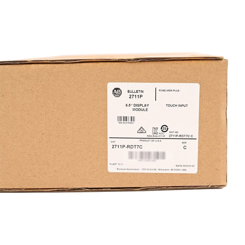 Allen-Bradley 2711P-RDT7C PanelView Plus 700 HMI Display Module 6.5in Touch