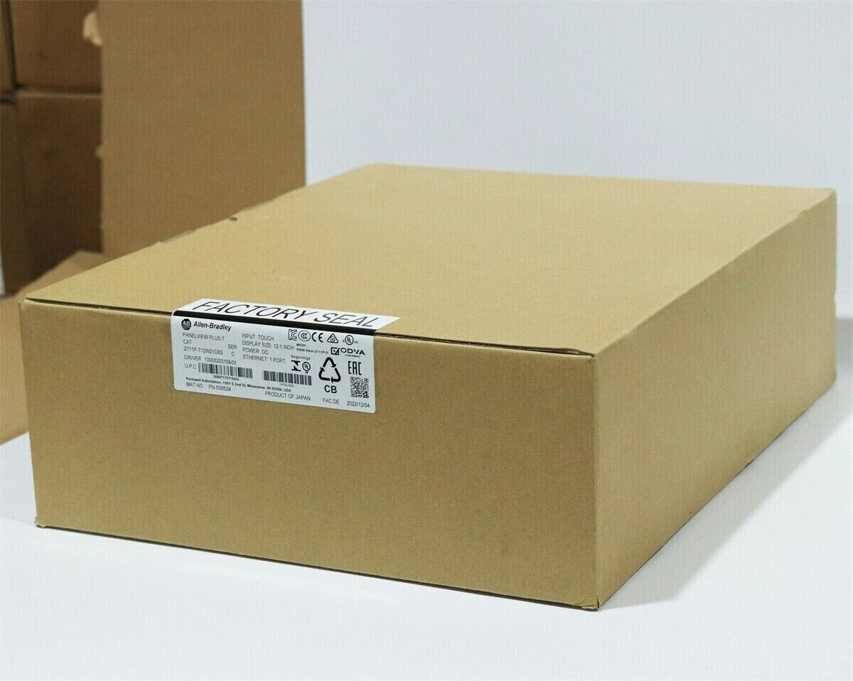 Allen-Bradley 2711P-T12W21D8S PanelView Plus 7 HMI 12.1in 1280x800 24VDC