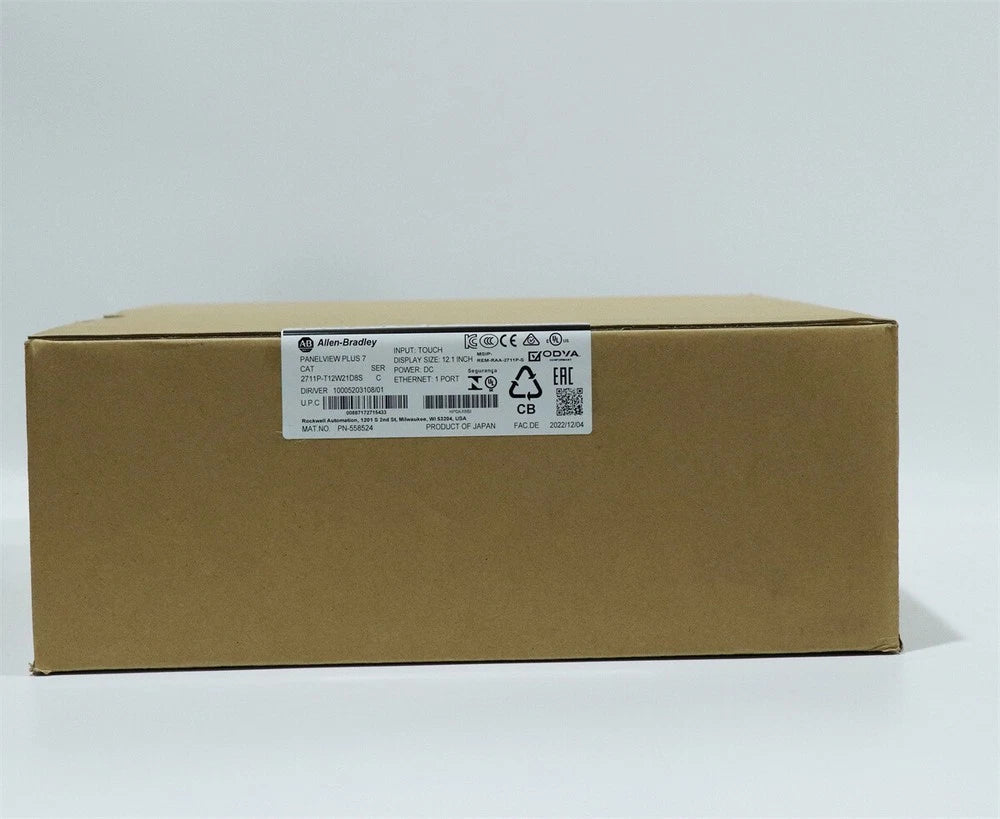 Allen-Bradley 2711P-T12W21D8S PanelView Plus 7 HMI 12.1in 1280x800 24VDC