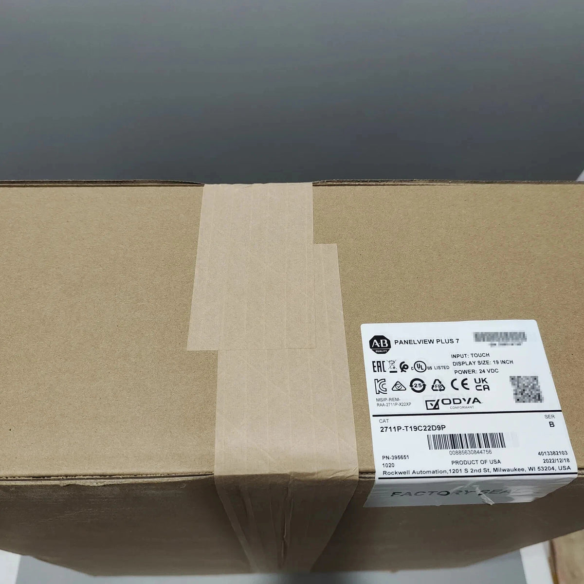 Allen-Bradley 2711P-T19C22D9P PanelView Plus 7 HMI 19in Touch 24VDC