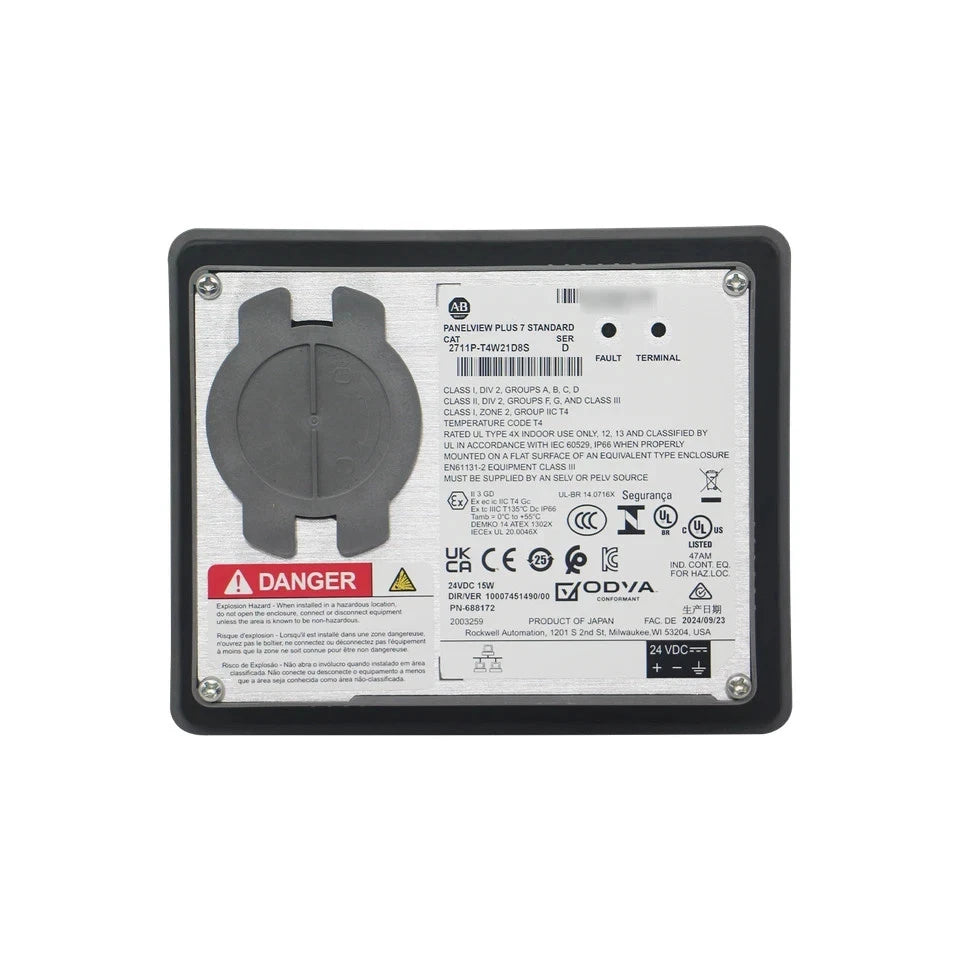 Allen-Bradley 2711P-T4W21D8S PanelView Plus 7 HMI 4.3in Touch 24VDC