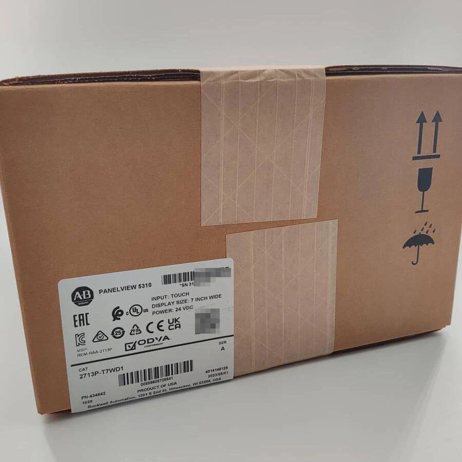 Allen-Bradley 2713P-T7WD1 PanelView 5310 HMI 7in Touch 24VDC 800x480