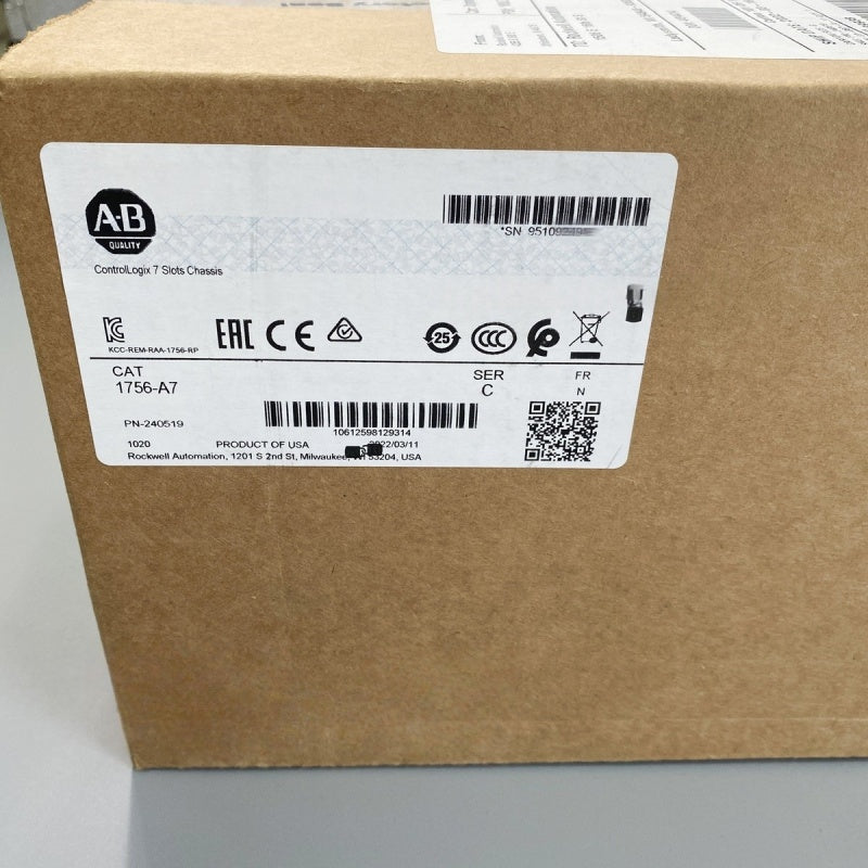 Allen-Bradley 1756-A7 7 Slot ControlLogix Chassis Rack