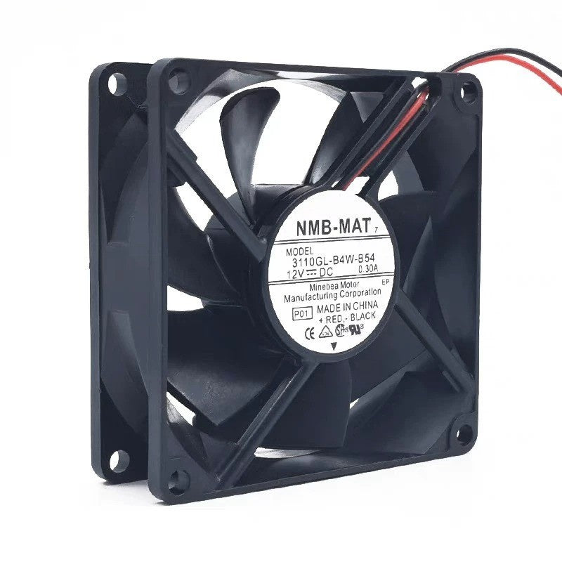 NMB-MAT 3110GL-B4W-B54 DC Axial Fan 12V 0.30A 80x80x25mm