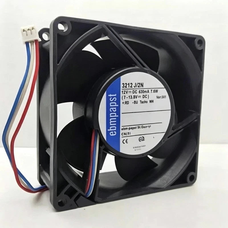 Ebmpapst 3212J/2N Axial Fan 12VDC 92x92x38mm 3.4W