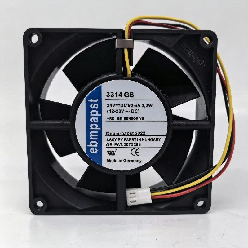 PAPST 3314GS Axial Fan 24VDC 92mm