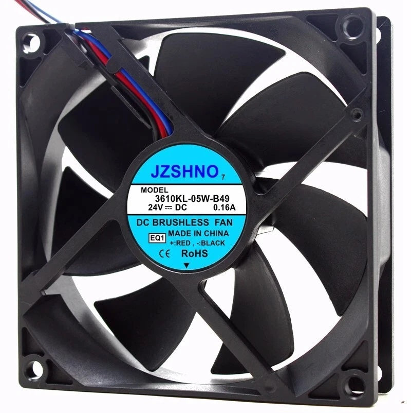 NMB-MAT 3610KL-05W-B49 DC Axial Fan 24V 92x92x25mm 2850RPM