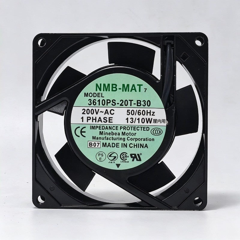 NMB-MAT 3610PS-20T-B30 AC Axial Fan 200VAC 92x92x25mm 50/60Hz
