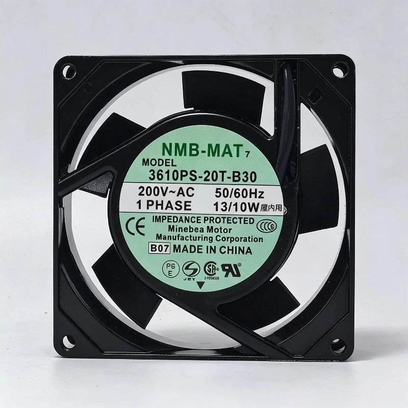 NMB-MAT 3610PS-20T-B30 AC Axial Fan 200VAC 92x92x25mm 50/60Hz