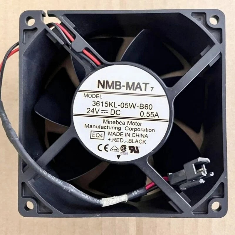 NMB-MAT 3615KL-05W-B60 DC Axial Fan 24V 0.55A 92x92x38mm
