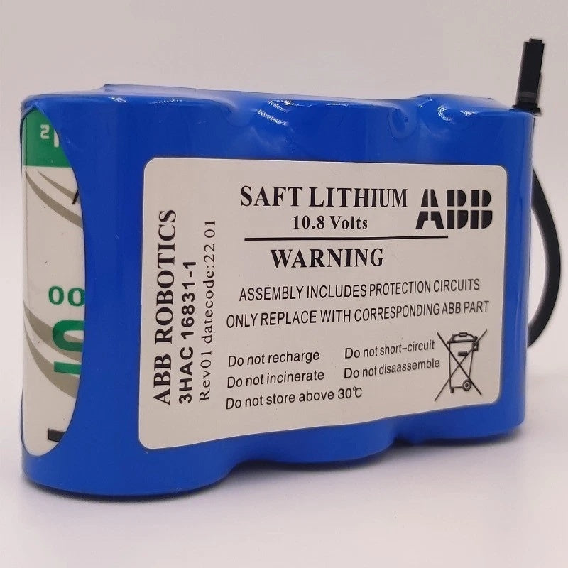 ABB 3HAC16831-1 Battery Pack Lithium For 2-Pole Contact  34x102x63