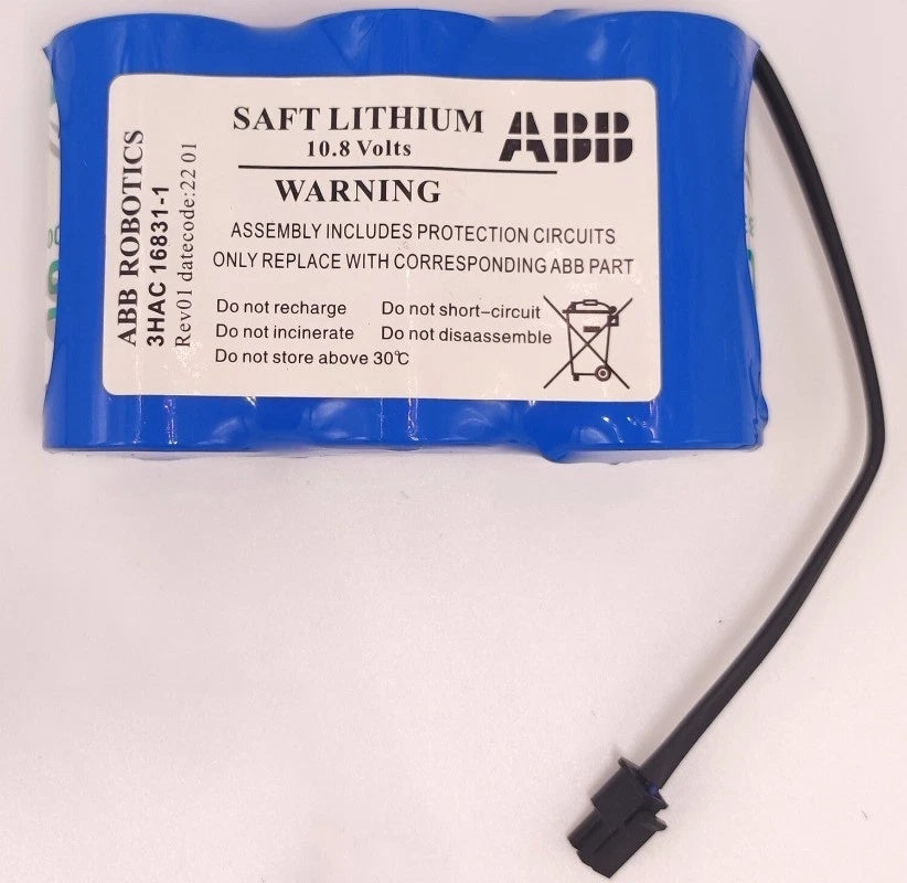 ABB 3HAC16831-1 Battery Pack Lithium For 2-Pole Contact  34x102x63