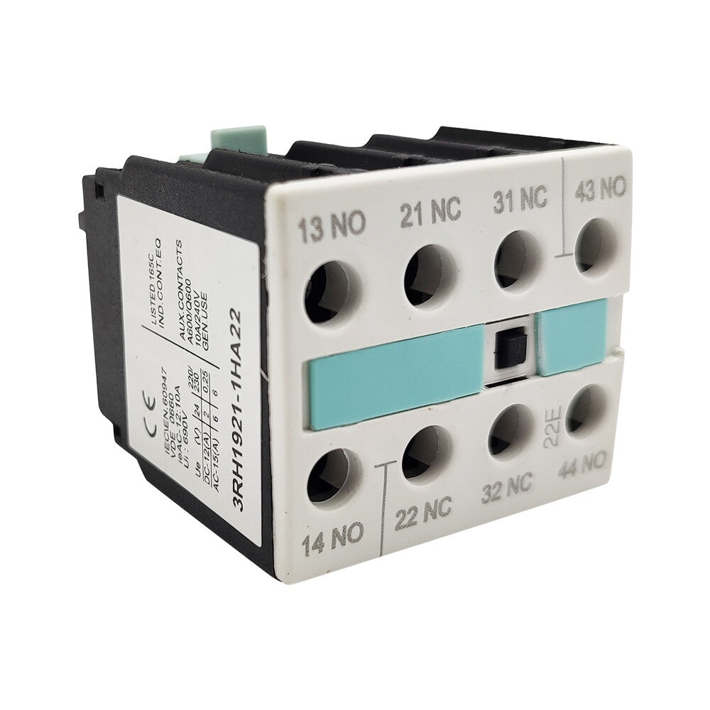 SIEMENS 3RH1921-1HA22 Contactor 2NO 2NC 10A