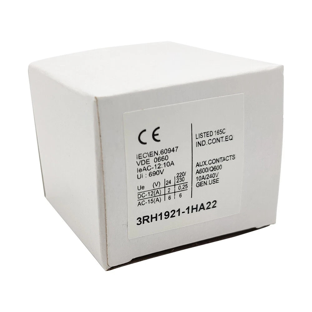 SIEMENS 3RH1921-1HA22 Contactor 2NO 2NC 10A