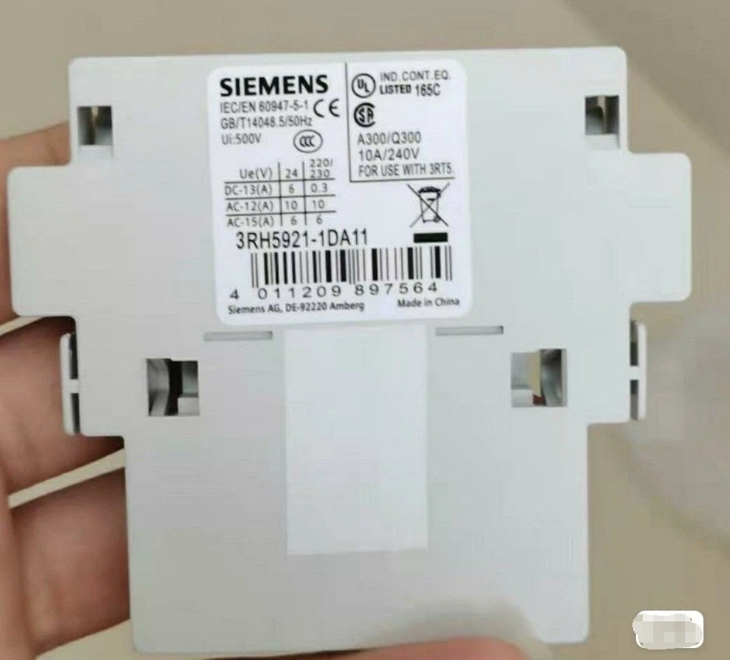 SIEMENS 3RH5921-1DA11 Auxiliary Contact Block 1NO+1NC 2-Pole