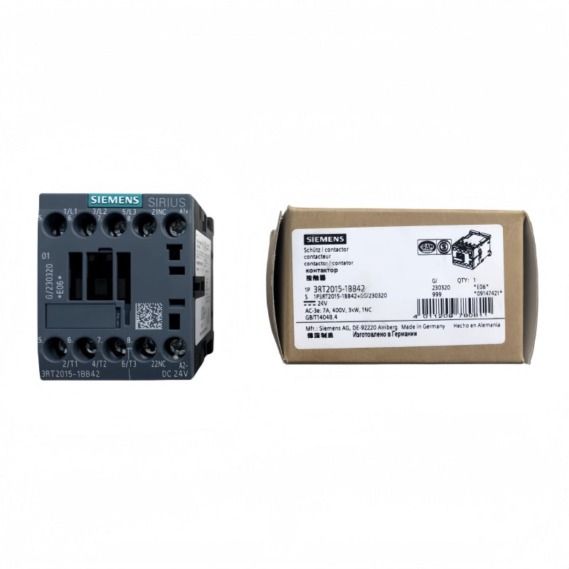 SIEMENS 3RT2015-1BB41 Contactor 24VDC 4kW