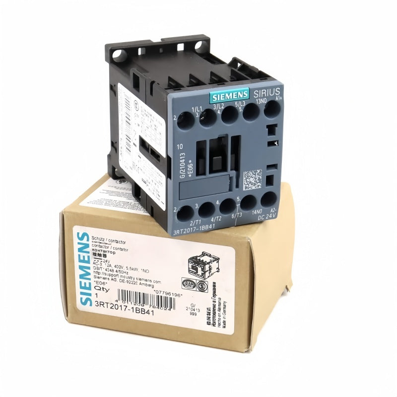 Siemens 3RT2017-1BB41 Contactor 24VDC 3 Pole