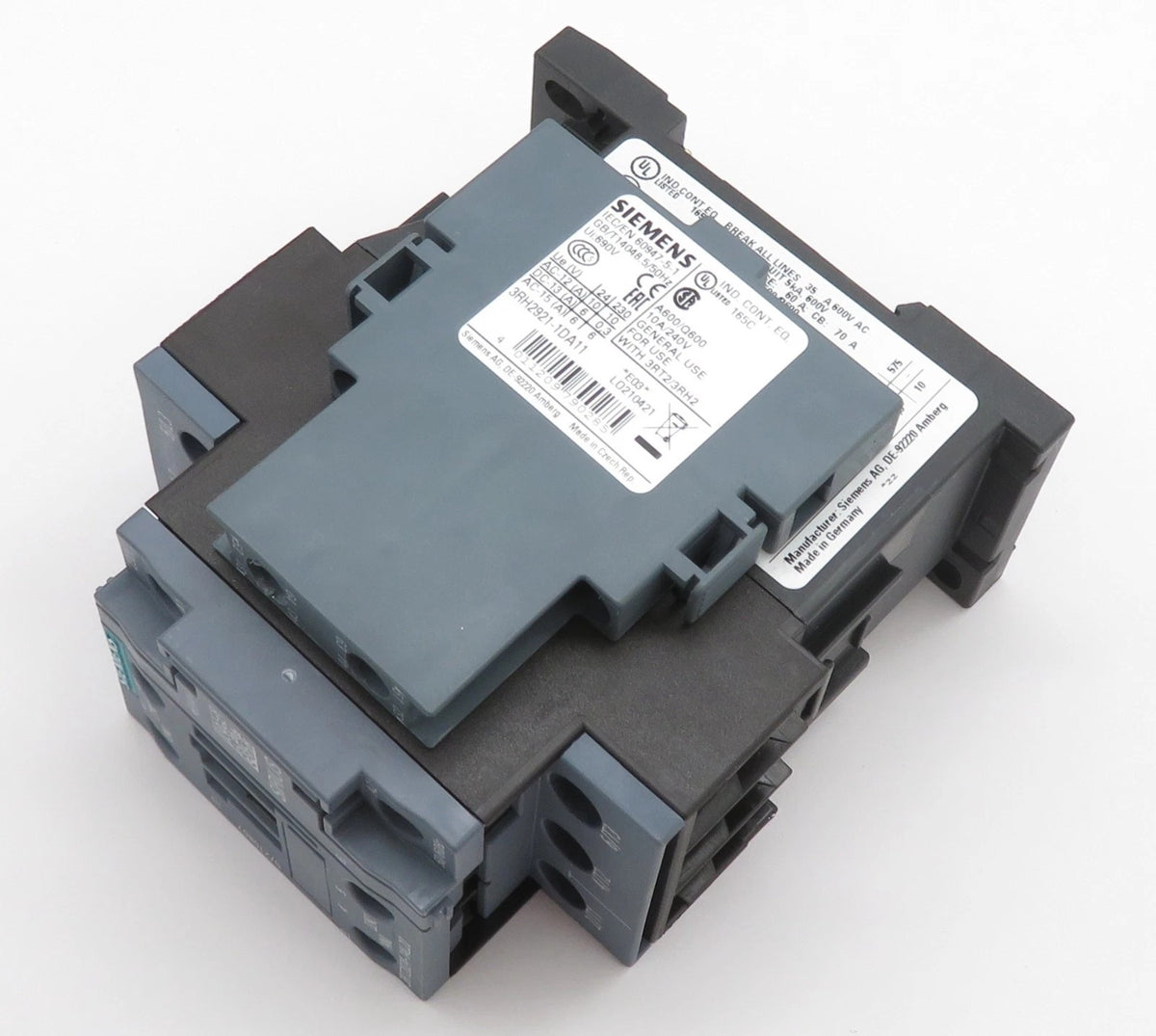 SIEMENS 3RT2024-1AL20 Contactor 12A 5.5kW 230VAC