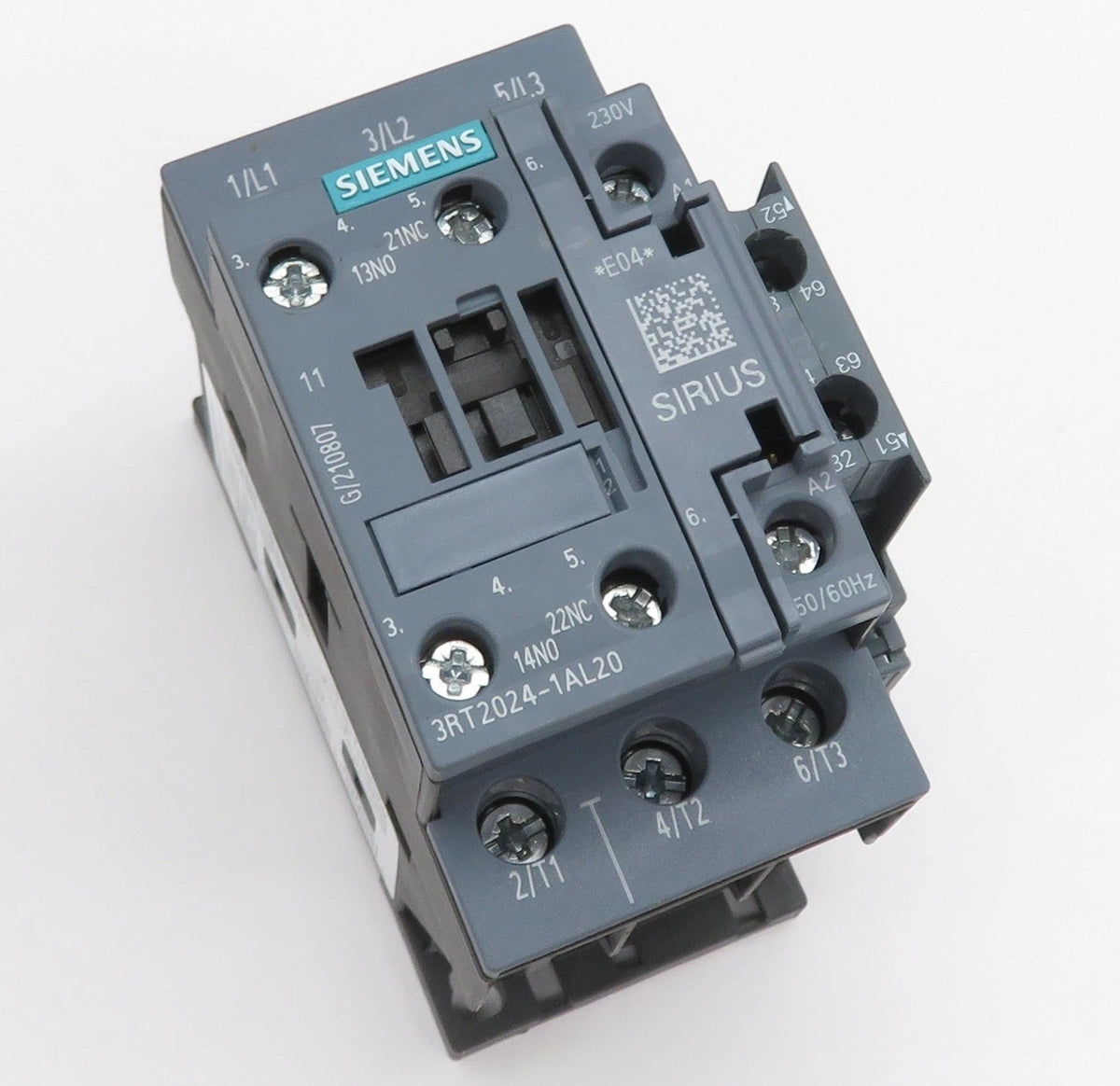 SIEMENS 3RT2024-1AL20 Contactor 12A 5.5kW 230VAC
