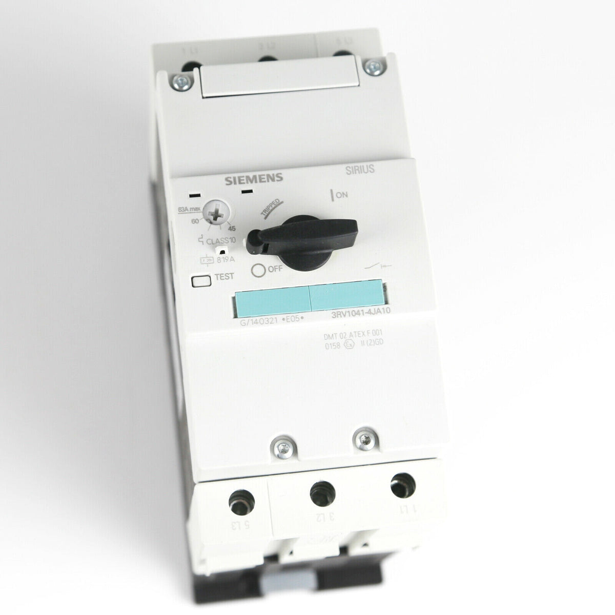SIEMENS 3RV10414JA10 Motor Protection Circuit Breaker 40A 3-Pole