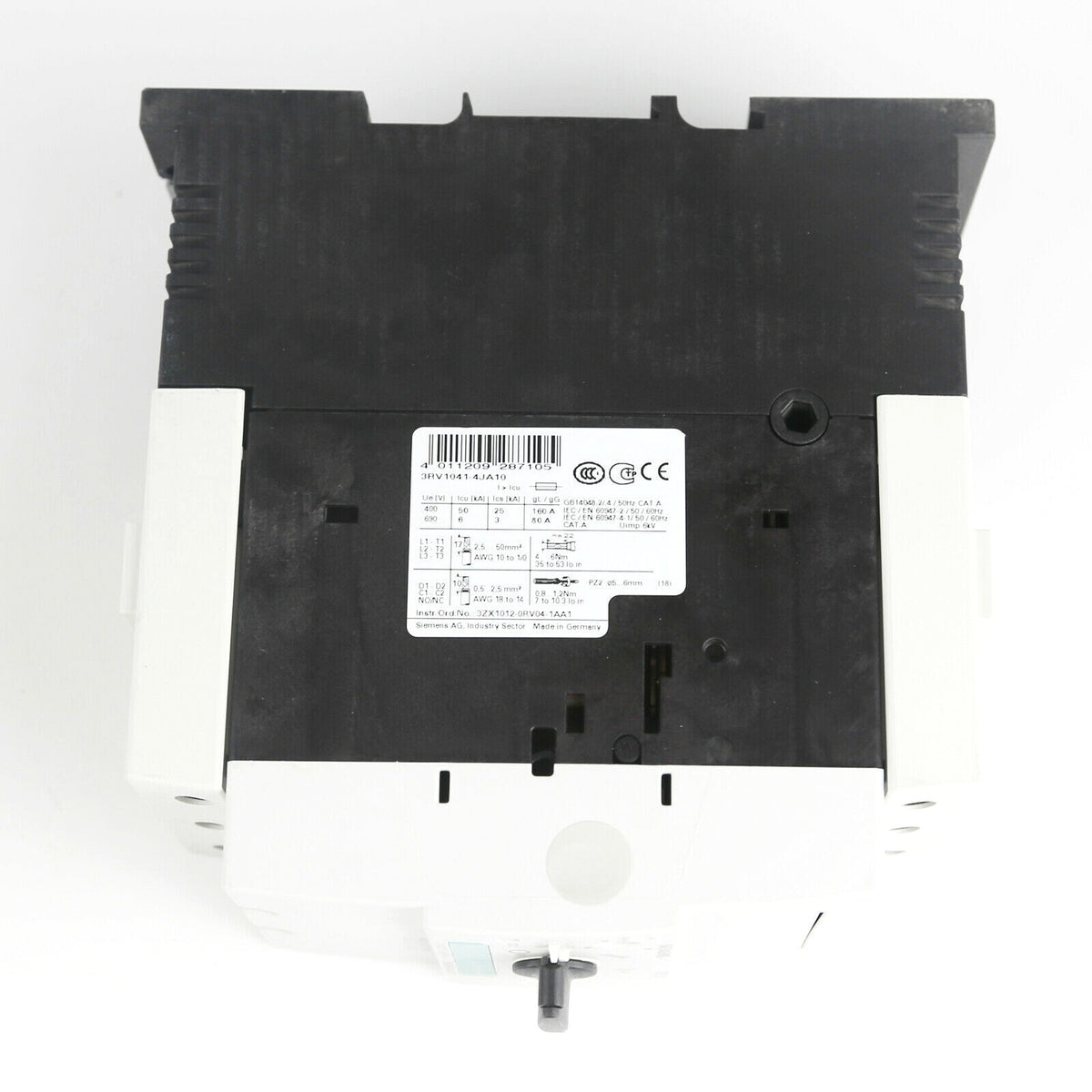SIEMENS 3RV10414JA10 Motor Protection Circuit Breaker 40A 3-Pole
