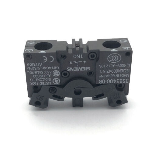 SIEMENS 3SB3400-0B Push Button Contact Block 1NC