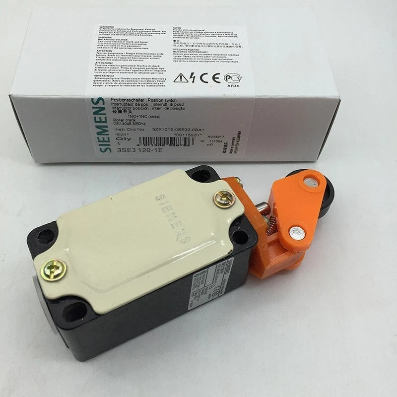SIEMENS 3SE3120-1E Limit Switch 1NO+1NC Roller Lever Snap-Action