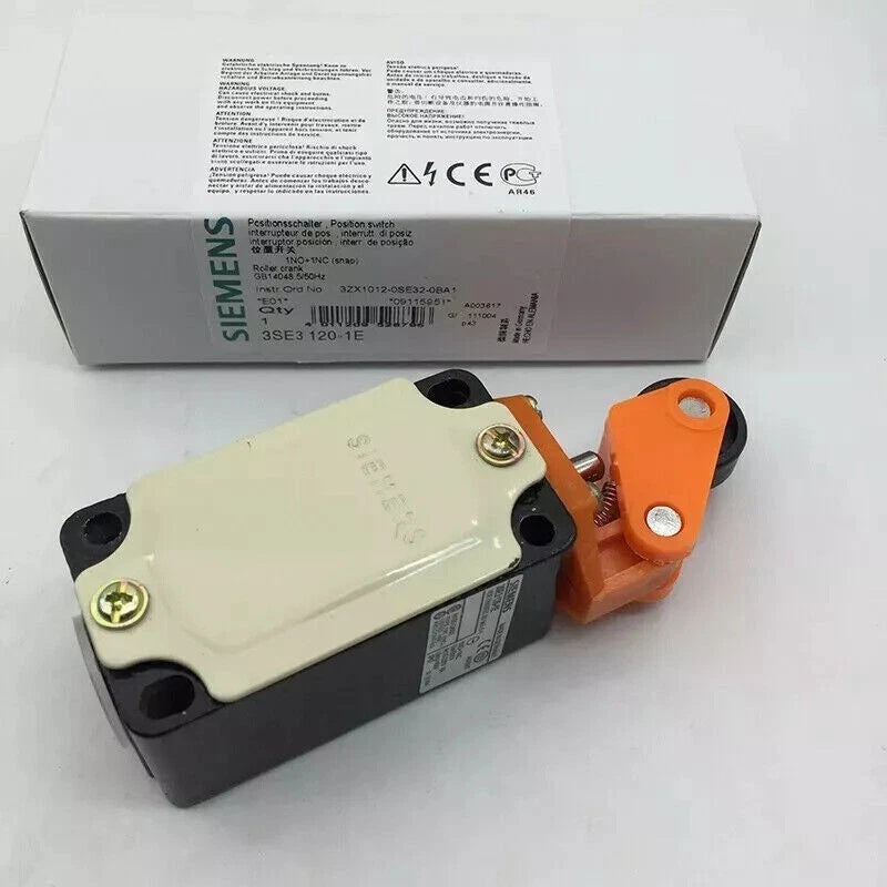 SIEMENS 3SE3120-1E Limit Switch 1NO+1NC Roller Lever Snap-Action