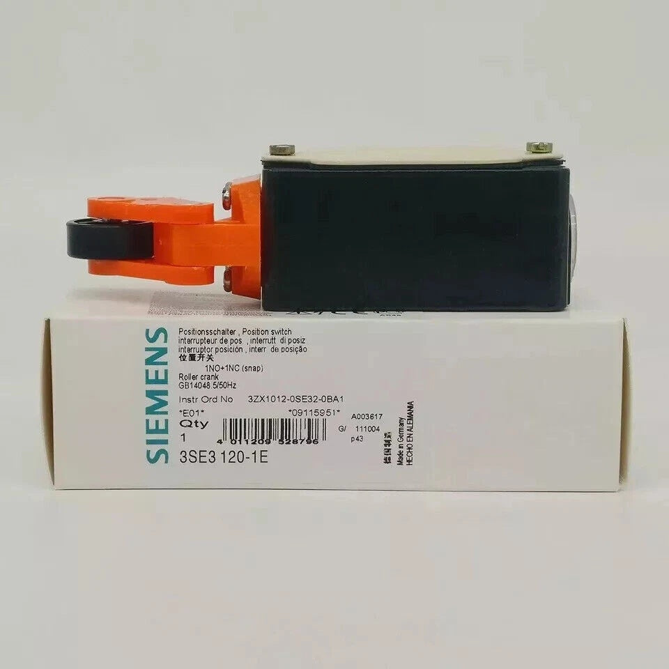 SIEMENS 3SE3120-1E Limit Switch 1NO+1NC Roller Lever Snap-Action