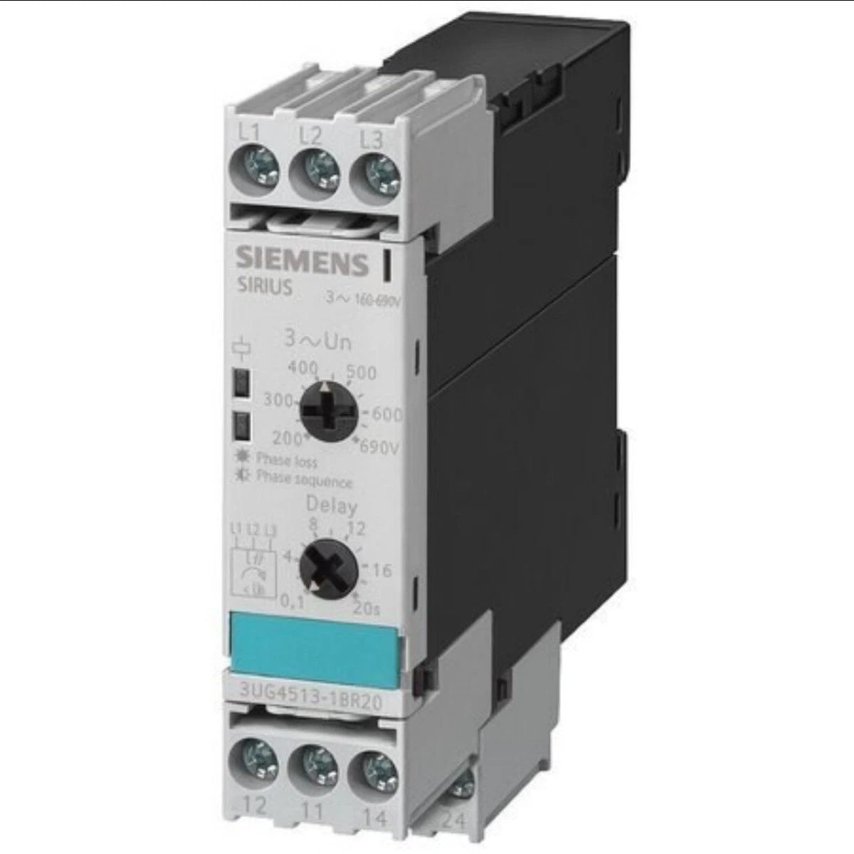 SIEMENS 3UG4513-1BR20 Monitoring Relay 3-Phase Voltage 400VAC