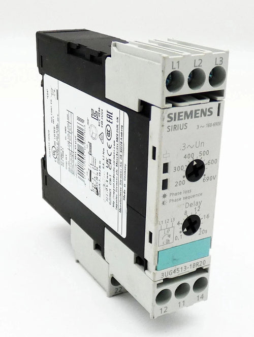 SIEMENS 3UG4513-1BR20 Monitoring Relay 3-Phase Voltage 400VAC
