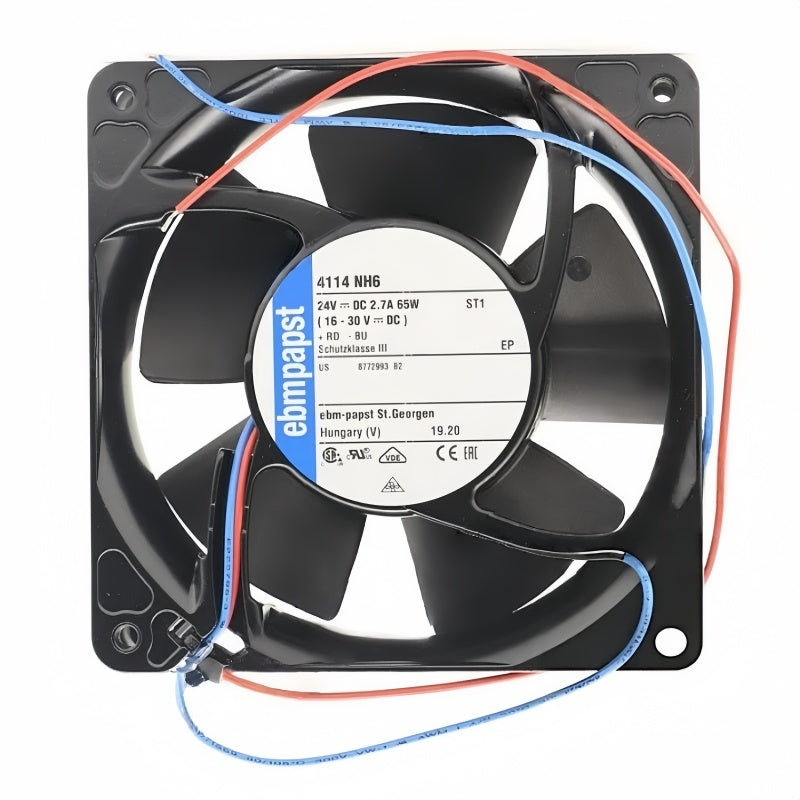 Ebmpapst 4114NH6 DC Axial Fan 24VDC 119x119x38mm