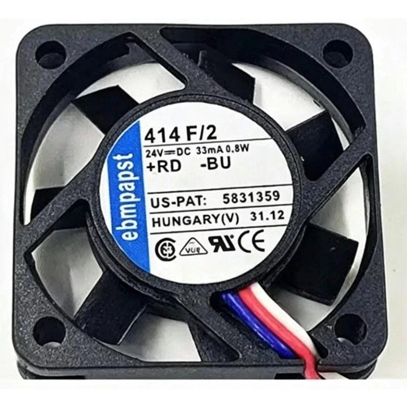 Ebmpapst 414 F/2 Axial Fan 24VDC 40x40x10mm 1.4W