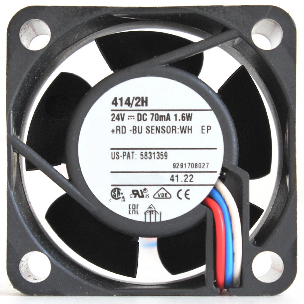 Ebmpapst 414/2H Axial Fan 24VDC 40x40x10mm 1.4W