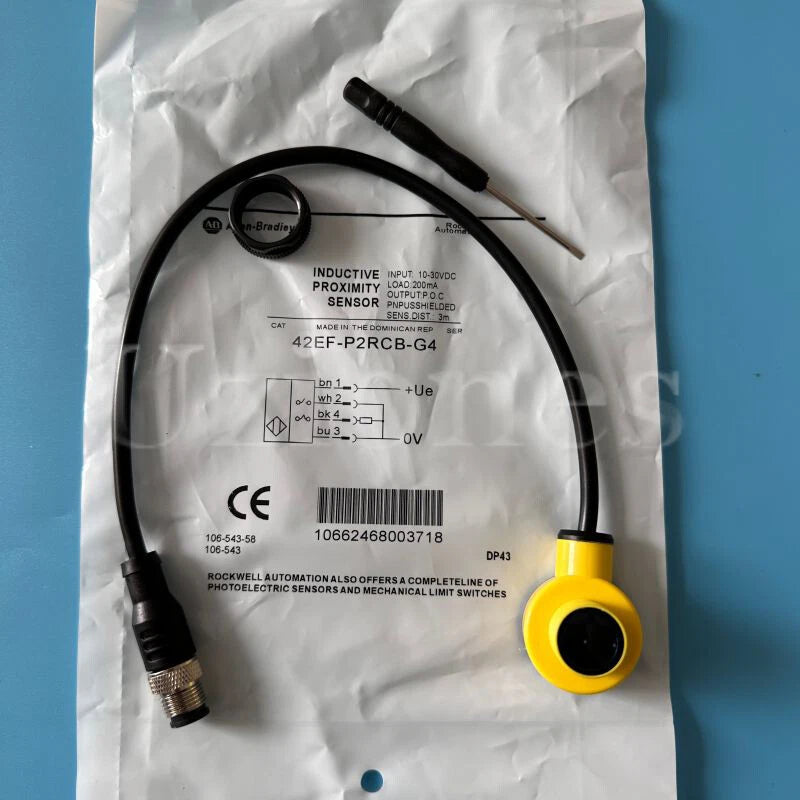 Allen-Bradley 42EF-P2RCB-G4 Photoelectric Sensor 10-30VDC PNP 4-Pin M12