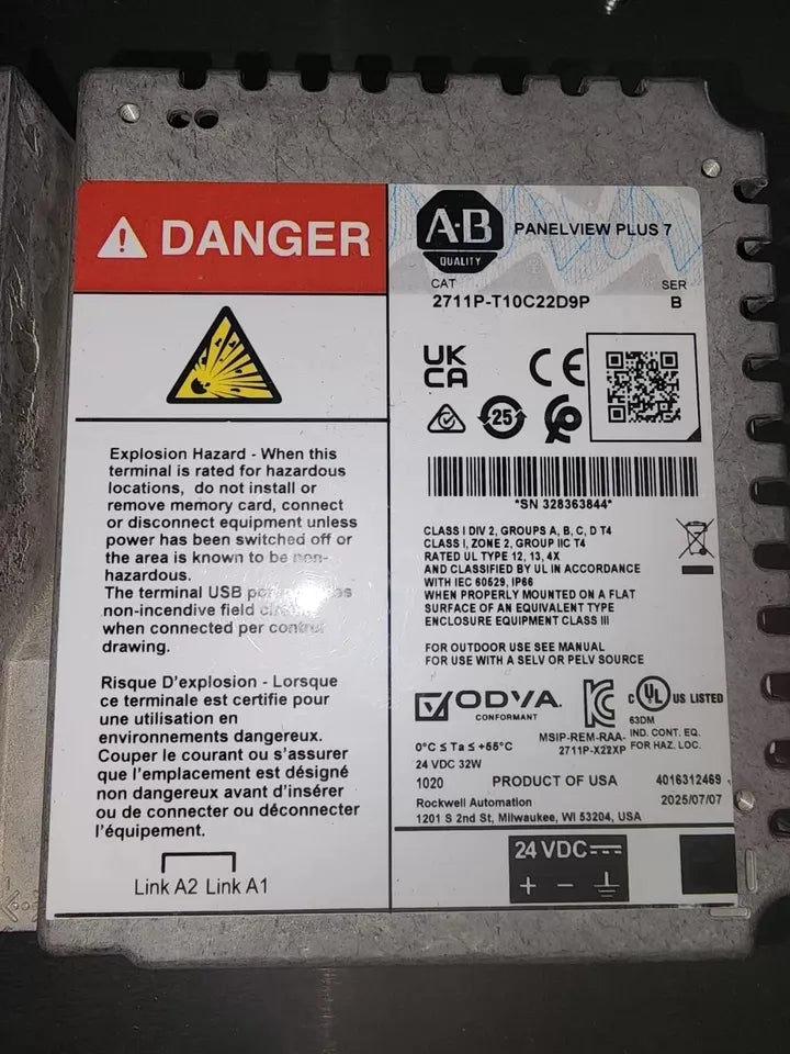 Allen-Bradley 2711P-T10C22D9P PanelView Plus 7 Performance HMI Terminal