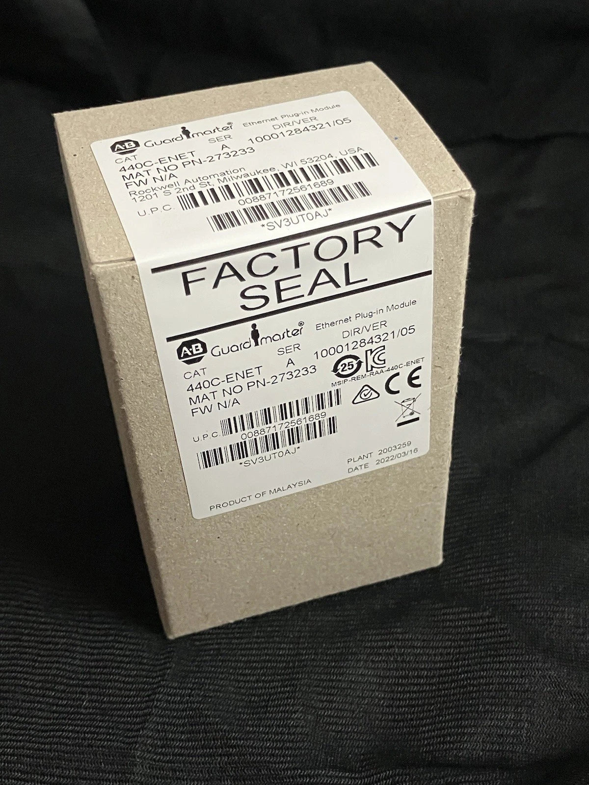 Allen-Bradley 440C-ENET Ethernet Communication Module 10/100Mbps EtherNet/IP