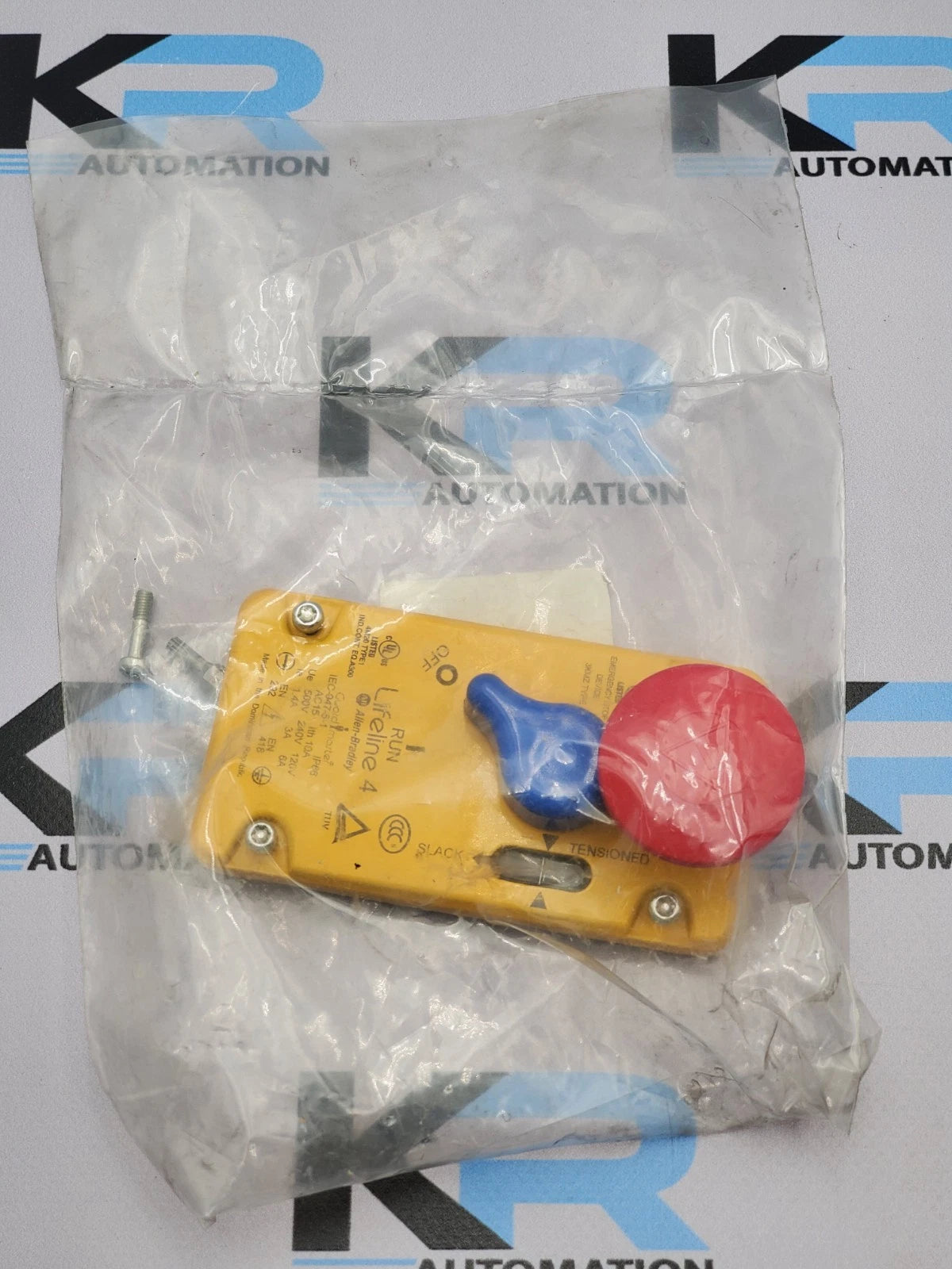 Allen-Bradley 440E-A13054 Safety Switch Replacement Cover Lifeline 4 E-Stop