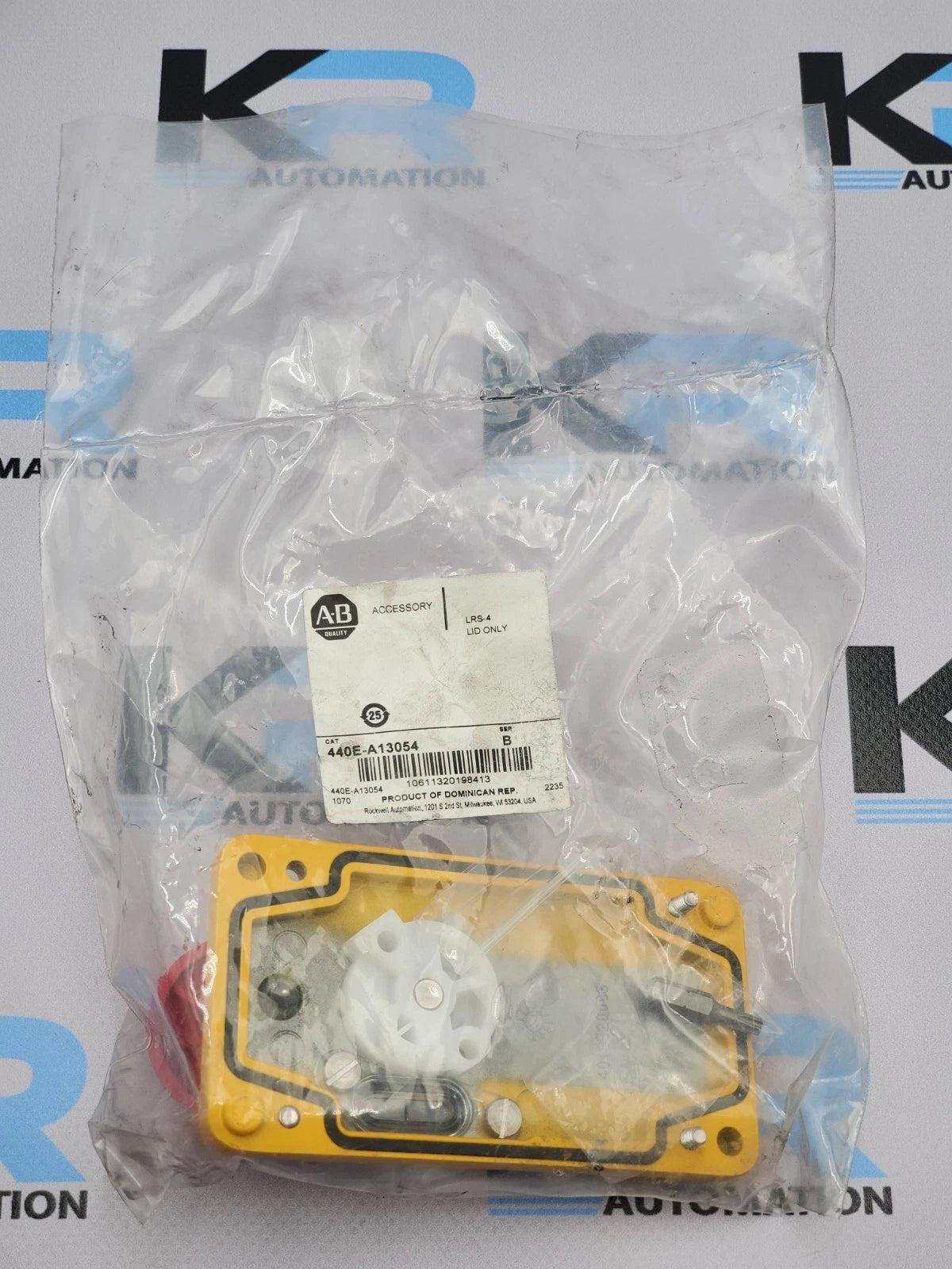 Allen-Bradley 440E-A13054 Safety Switch Replacement Cover Lifeline 4 E-Stop