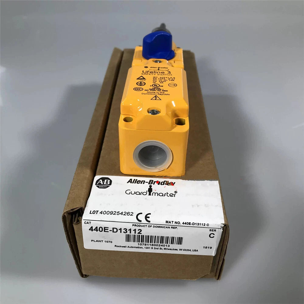 Allen-Bradley 440E-D13112 Emergency Cable Pull Switch 30m 3NC 1NO M20