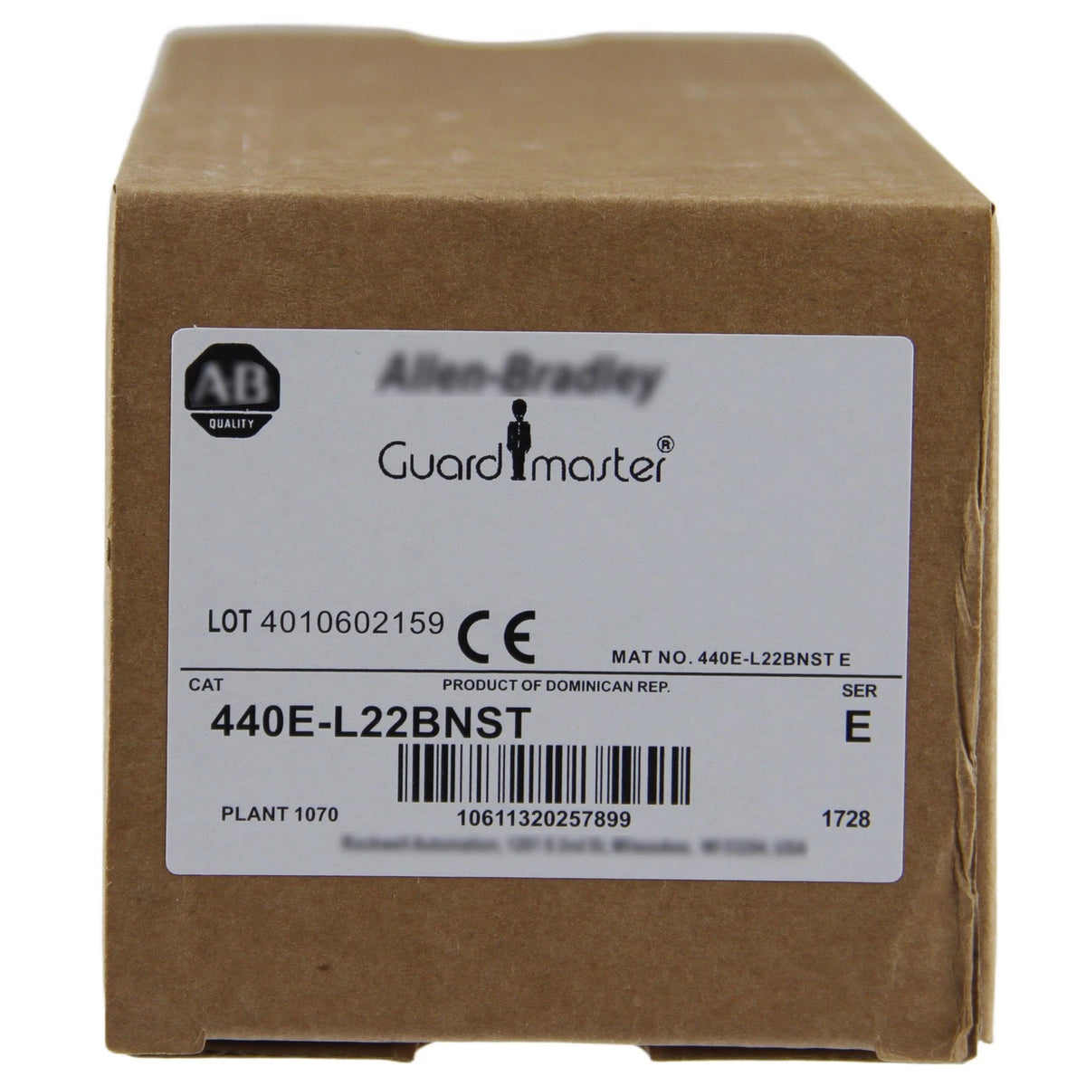 Allen-Bradley 440E-L22BNST Emergency Cable Pull Switch 75m 2NC 2NO
