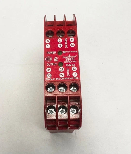 Allen-Bradley 440N-S32013 Sipha Control Unit 24V AC/DC 1NO 1NC 22.5mm