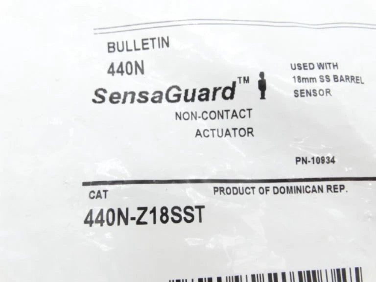 Allen-Bradley 440N-Z18SST Safety Switch Actuator 18mm Stainless Steel