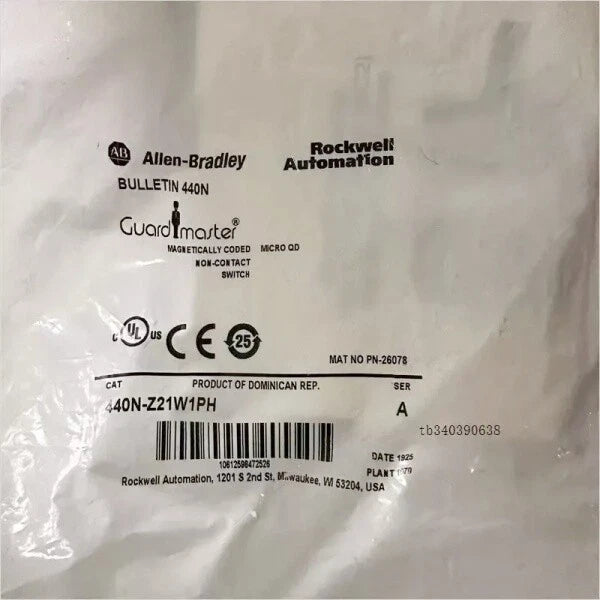 Allen-Bradley 440N-Z18SST Safety Switch Actuator 18mm Stainless Steel