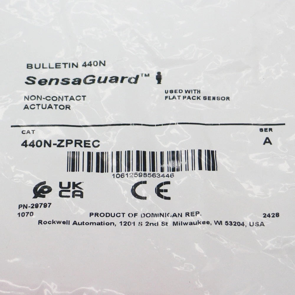 Allen-Bradley 440N-ZPREC Safety Switch Actuator Rectangular Plastic Series A