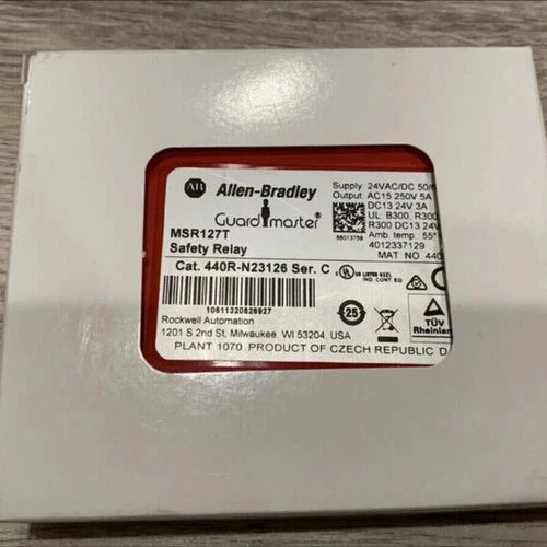 Allen-Bradley 440R-N23126 Safety Relay 24V AC/DC 3NO 1NC