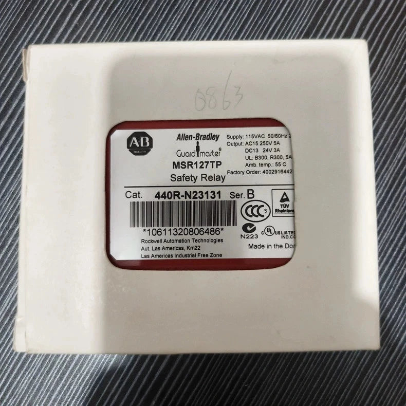 Allen-Bradley 440R-N23131 Safety Relay 115V AC 3NO 1NC