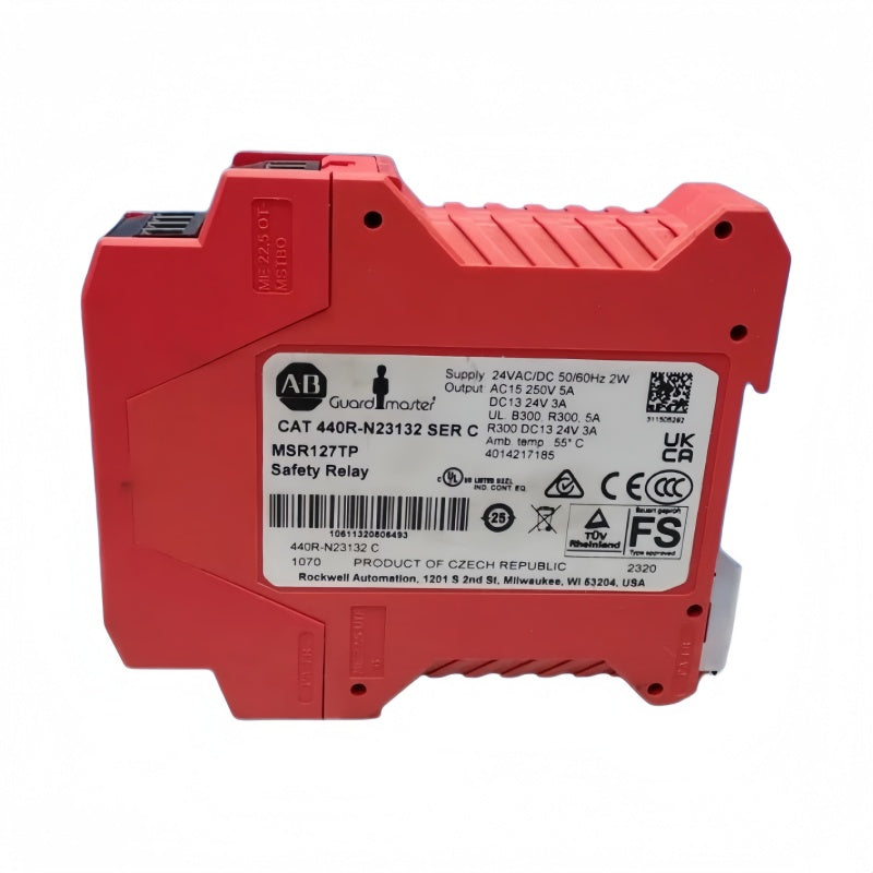 Allen-Bradley 440R-N23132 24V AC/DC Guardmaster MSR127TP Safety Relay