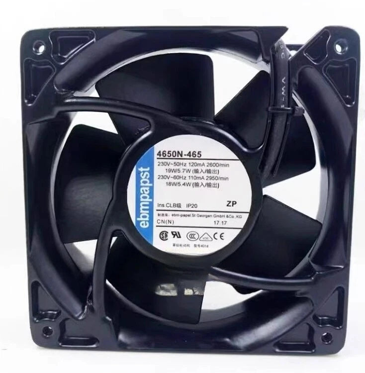 Ebmpapst 4650N-465 Axial Fan 230VAC 119x119x38mm 19W